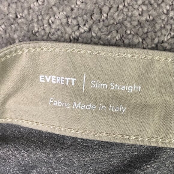 AG Adriano Goldschmied Everett Slim Straight Pants Mens 40x32 Performance Beige - Picture 9 of 16